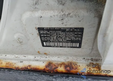 2014 Subaru Xv Crosstrek 2.0I Premium z USA, uszkodzony, nr VIN JF2GPACC1E8297750